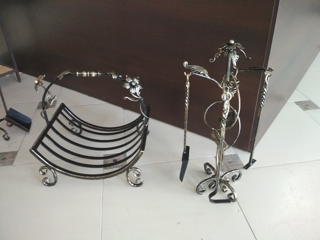 Кованые каминные наборы