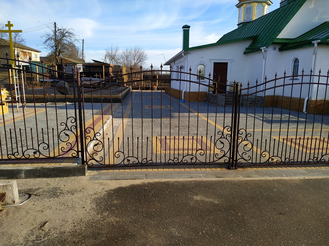 кованый забор