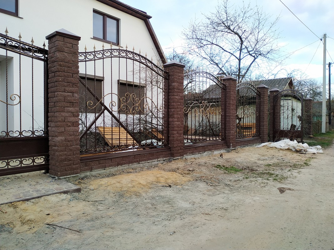кованый забор